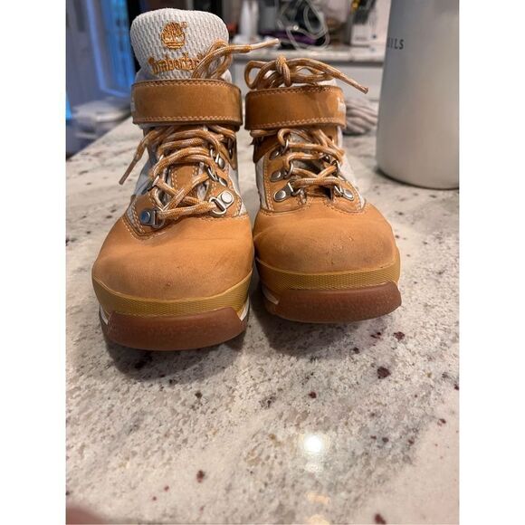 Timberland Wheat Tan Field Boot sz 5 - Picture 2 of 7